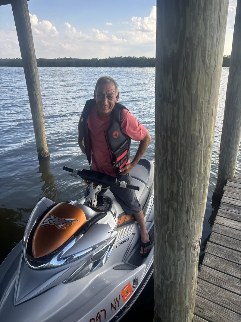 Gary Zollo, founder of Gary's Transmissions, on the water in Florida